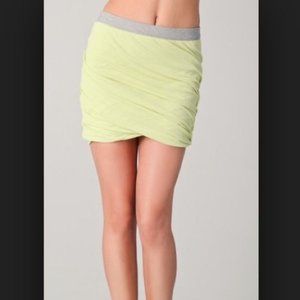 T by Alexander Wang | Yellow Twist Mini Skirt